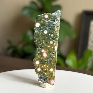 Small Ocean Jasper Freeform Slab (OBJ - Sea Jasper)